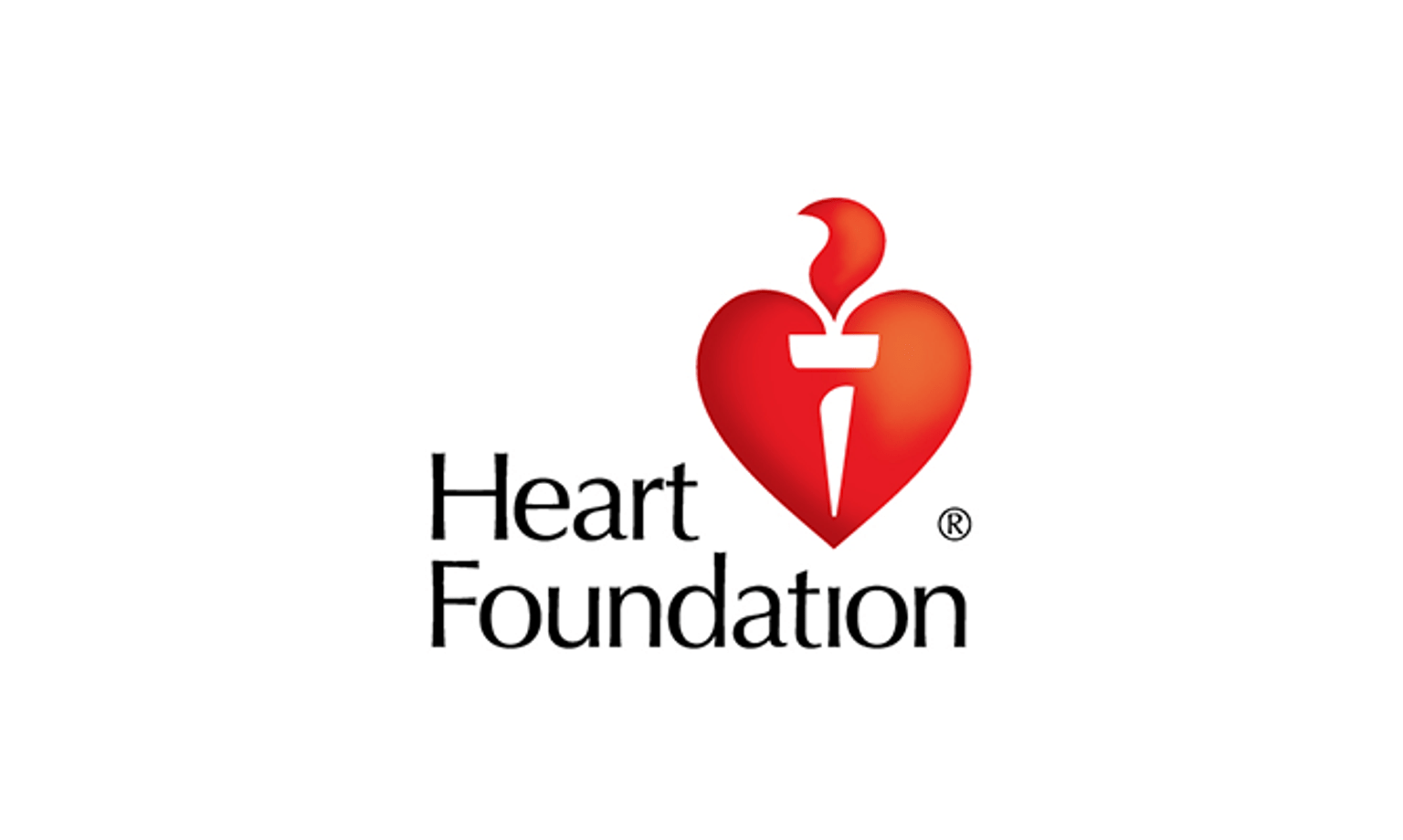 The heart foundation logo